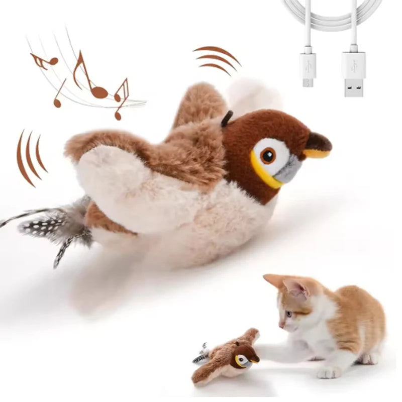 Fluttering Bird Buddy: The Perfect Playtime Toy for Your Cat